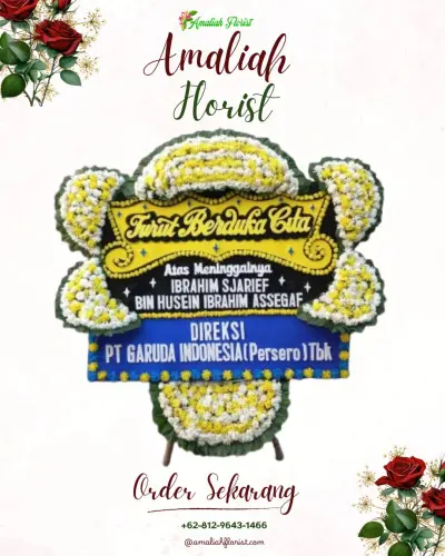 Papan Bunga Duka di Onowaembo